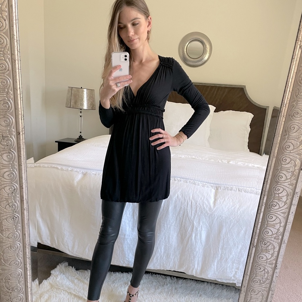 Black long shirt